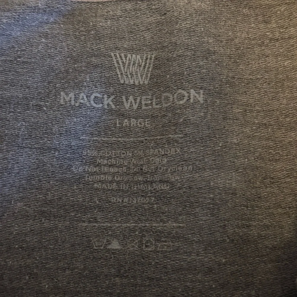 Mack Weldon Men’s Gray Cotton Sweatshirt - size M​​